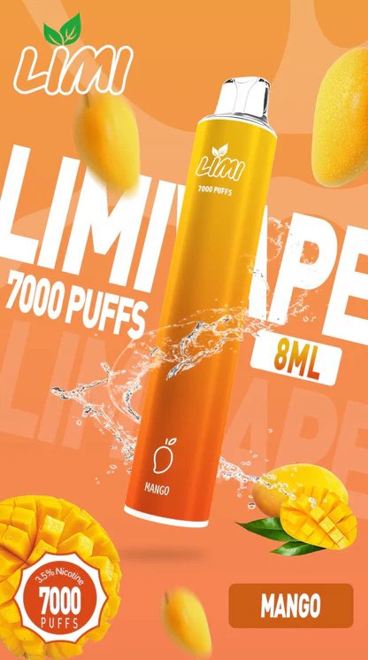 【LIMI 7000】強效拋棄式 650mAh 澎湃動力確保電力始終如一 搭載 3.5% 醇熟尼古丁鹽配方 質感玩家一致激推 台灣現貨:圖片 12