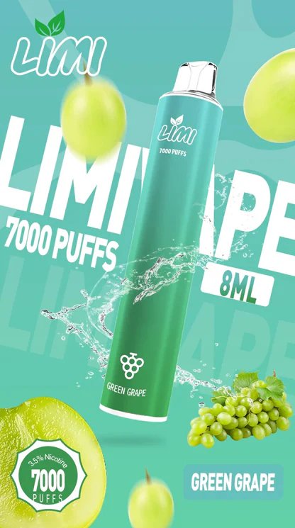 【LIMI 7000】強效拋棄式 650mAh 澎湃動力確保電力始終如一 搭載 3.5% 醇熟尼古丁鹽配方 質感玩家一致激推 台灣現貨:圖片 6