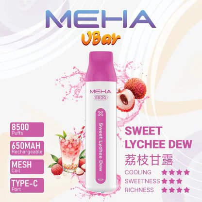 【MEHA VBar 魅嗨】小白條 8500 搭載 650mAh 澎湃動力核心 3% 醇熟配方確保每一口皆是絲滑入肺 老煙友激推的性能神機 台灣現貨:圖片 13