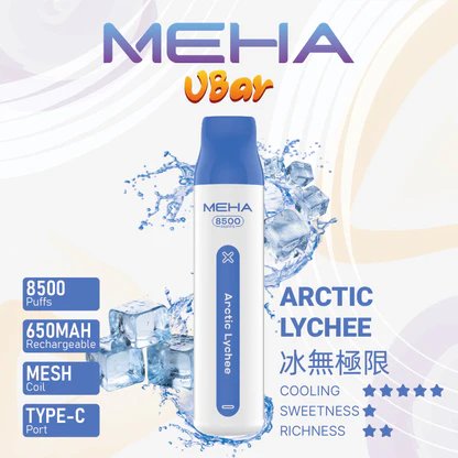 【MEHA VBar 魅嗨】小白條 8500 搭載 650mAh 澎湃動力核心 3% 醇熟配方確保每一口皆是絲滑入肺 老煙友激推的性能神機 台灣現貨:圖片 7