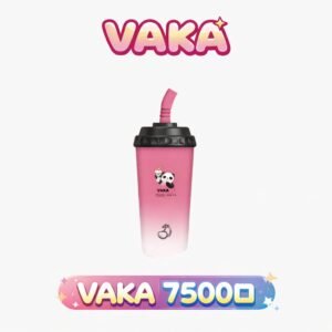【Q萌熊貓】VAKA 奶茶杯 7500 地表最可愛街頭配件 15ml 霸王級載油量確保動力始終如一 600mAh 穩健電力核心 台灣現貨